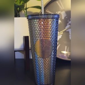 Starbucks RARE Iridescent Black Studded Tumbler Venti/24oz *Unicorn* Brand New!